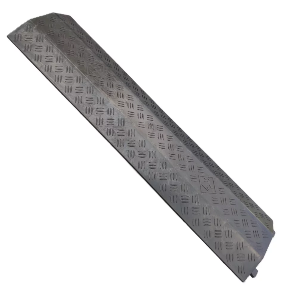 Verdrahtete Kabelbrücke aus Kunststoff - Länge 95 cm, Breite 13 cm, Höhe 2 cm - schwarze