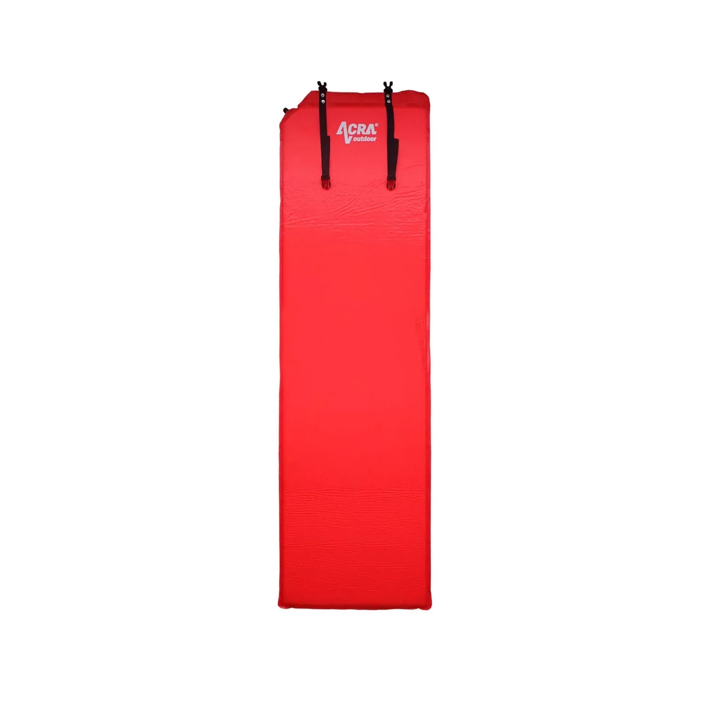 Mata do spania samopompująca - długość 186 cm, szerokość 53 cm, wysokość 3 cm - czerwona