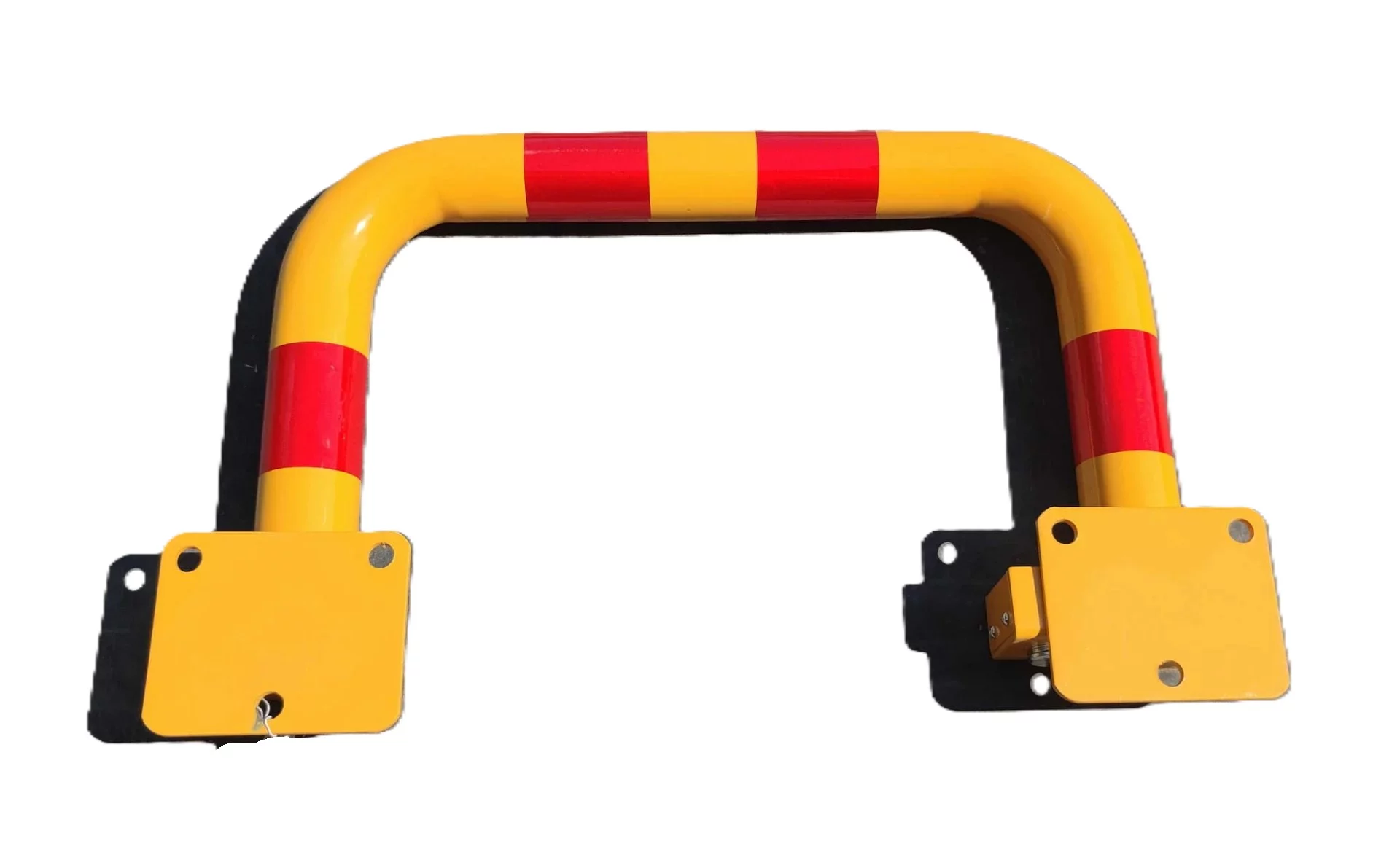 Parkschranke aus Stahl - Breite 54 cm, Höhe 33 cm - gelbe