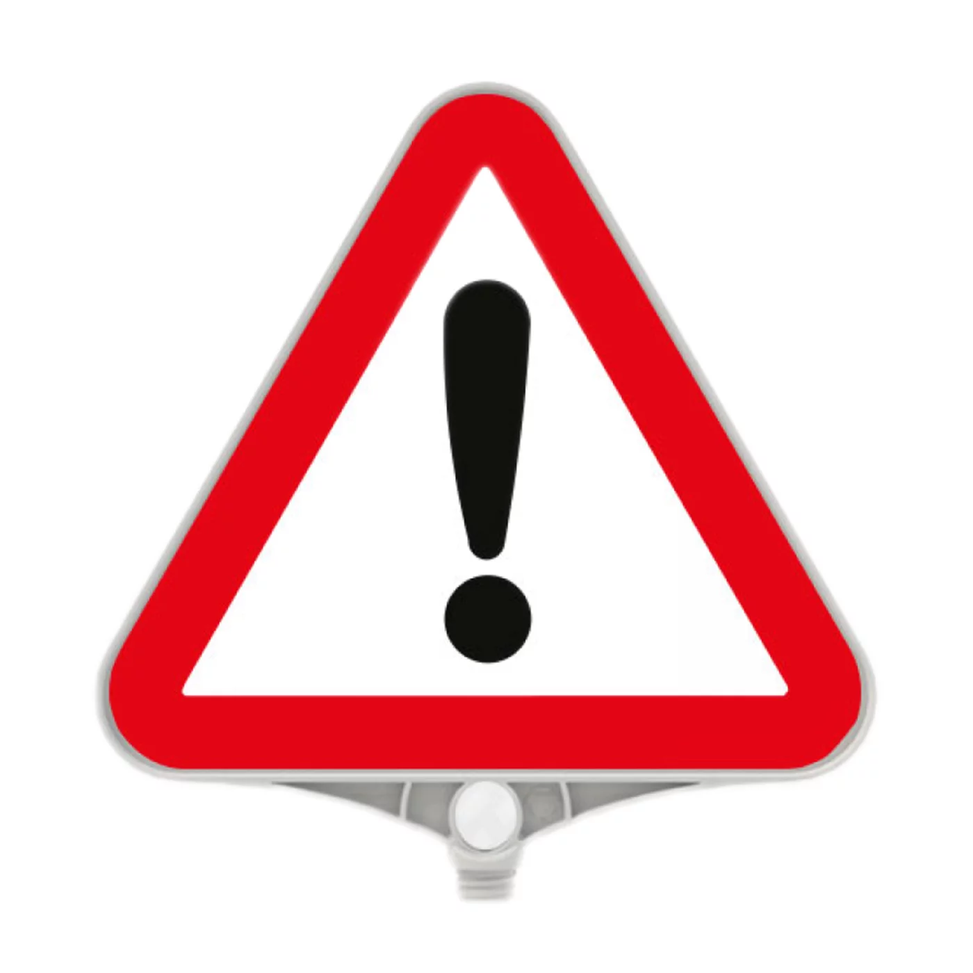 Verkehrszeichen aus Kunststoff Und (PPC) &quot;Gefahrenstelle&quot; FLOMA - Breite 39 cm, Höhe 39 cm