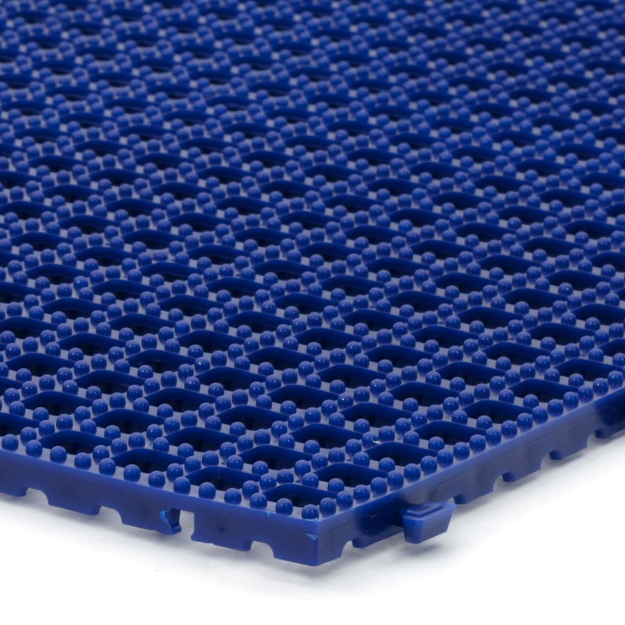 Modrá plastová terasová dlažba Linea Flextile - dĺžka 39 cm, šírka 39 cm a výška 0,8 cm