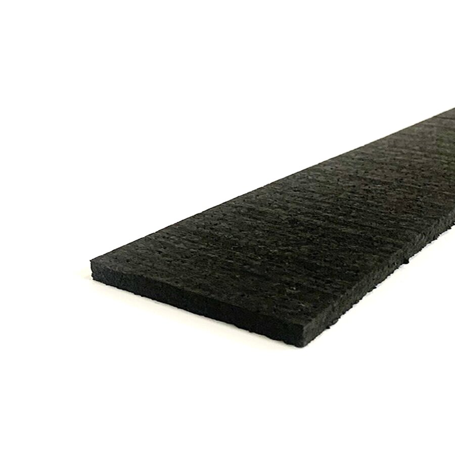 Čierna gumová soklová podlahová lišta FLOMA FitFlo SF1050 - dĺžka 200 cm, šírka 7 cm a hrúbka 0,8 cm