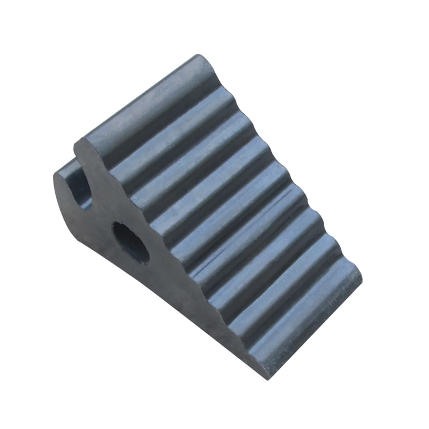 Radkeil aus Gummi unter die Räder FLOMA - Länge 28,5 cm, Breite 15 cm, Höhe 19,5 cm - Schwarz