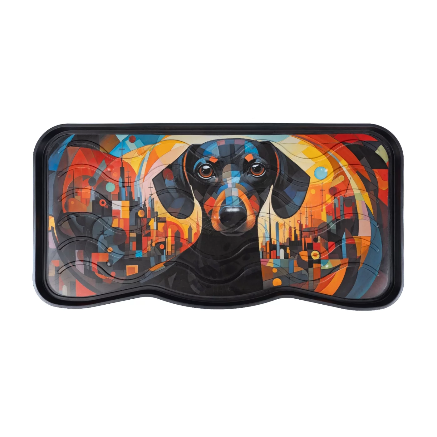 Schuhabtropfer aus Kunststoff für Schuhe FLOMA Dashshund - Länge 38 cm, Breite 75 cm, Höhe 2,1 cm