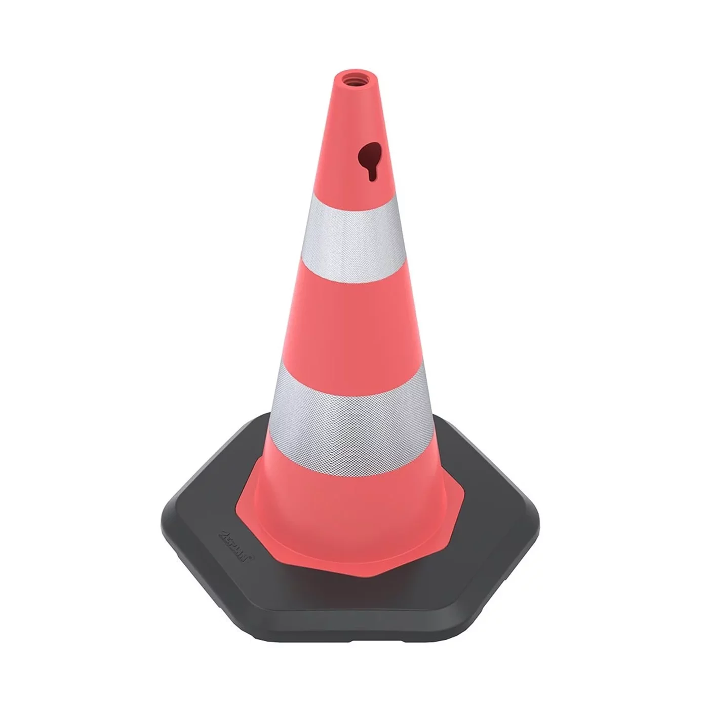 Leitkegel (PE) FLOMA - 2,8 kg - Durchmesser 28 cm, Höhe 50 cm - Orange