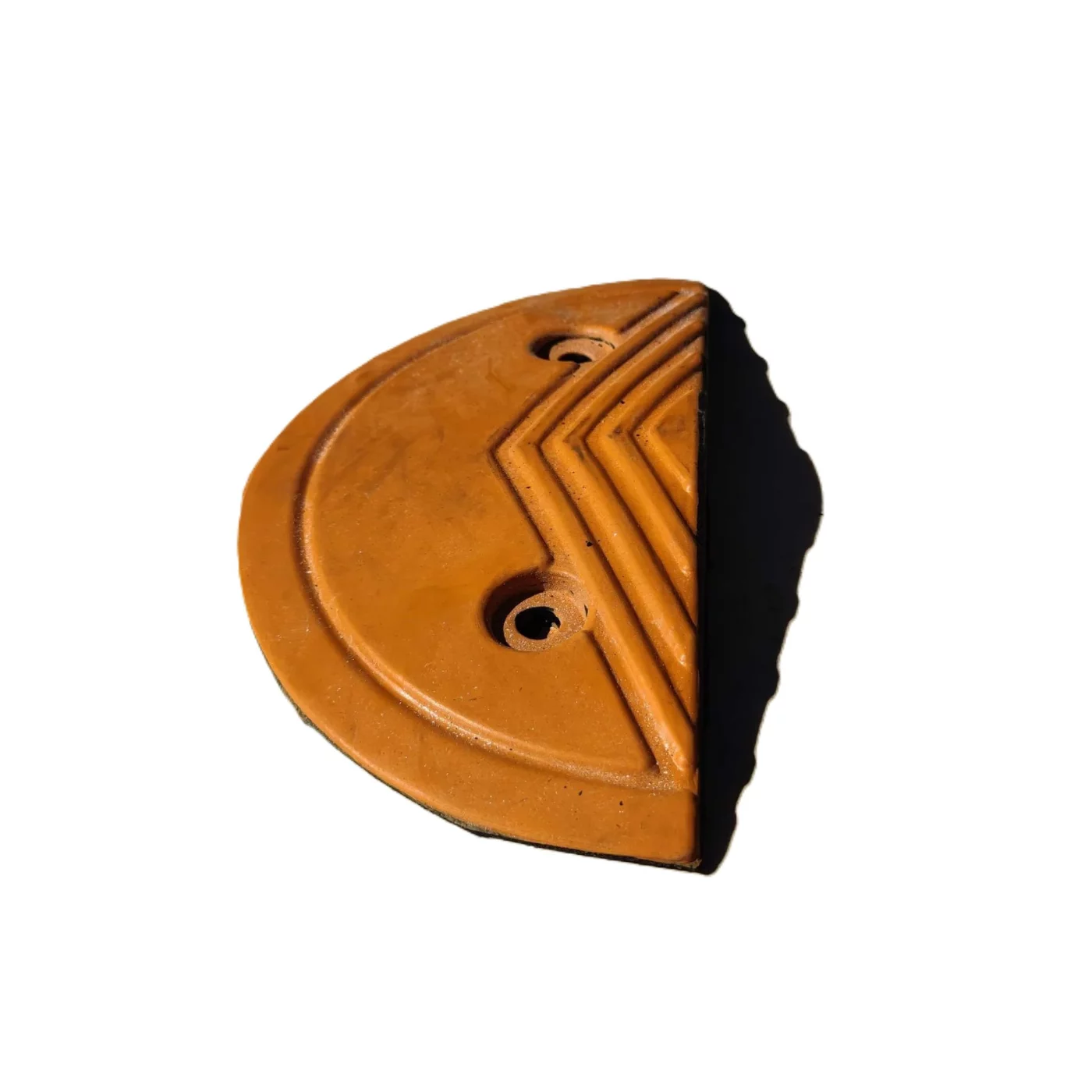 Bremsschwelle aus Kunststoff - Länge 33 cm, Breite 17 cm, Höhe 4 cm - gelbe