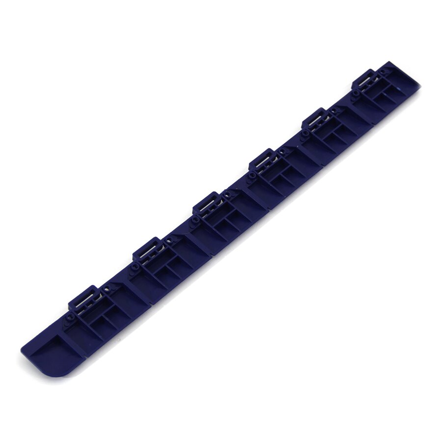 Modrý plastový nájazd "samica" pre terasovú dlažbu Linea Marte - dĺžka 60 cm, šírka 5,2 cm a výška 1,3 cm