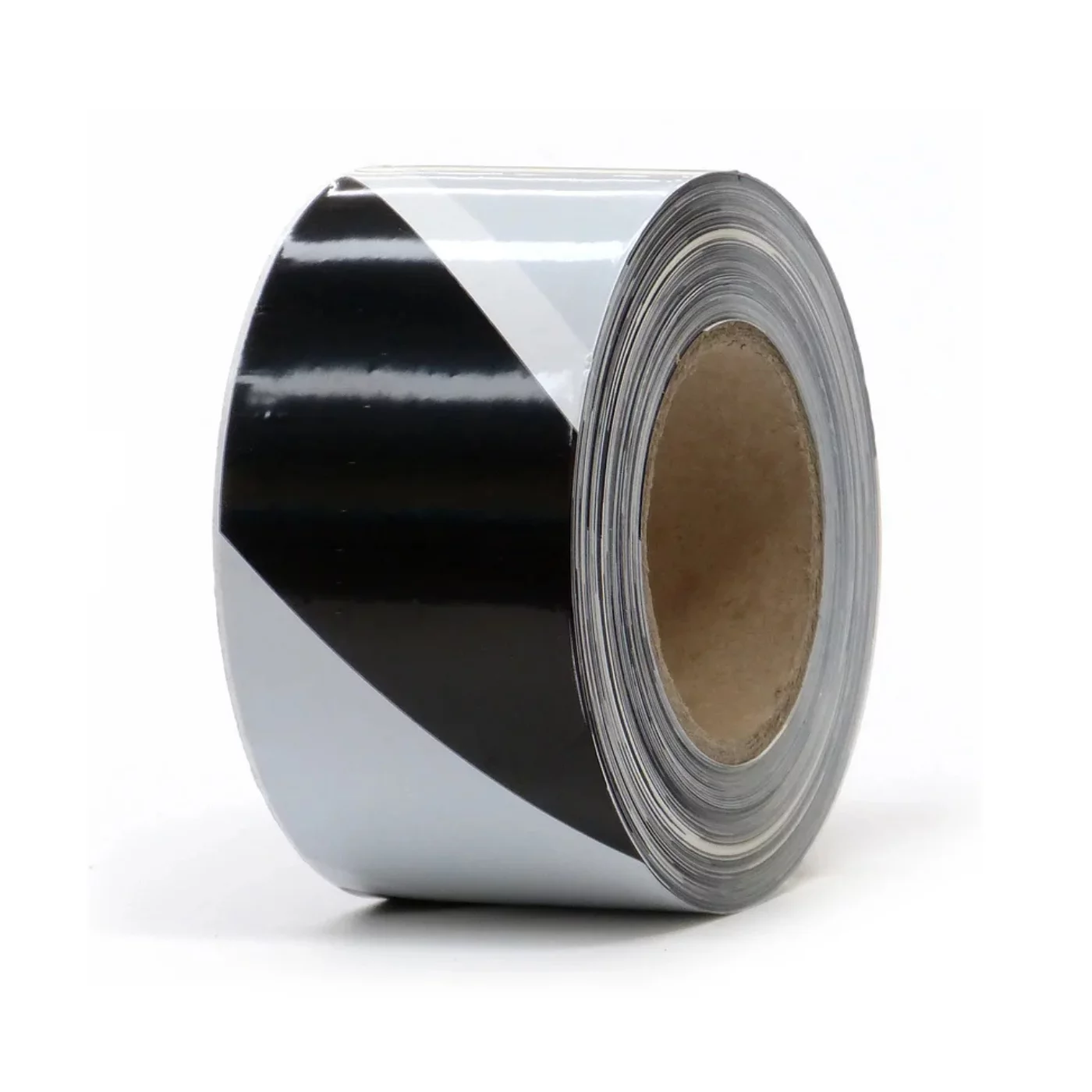 Markierungsband - Länge 250 m, Breite 7,5 cm - Weiß-Schwarz