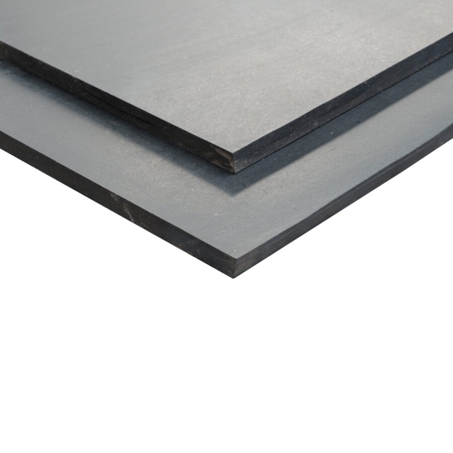 Černá SBR pryžová podlahová guma (metráž) FLOMA - šířka 200 cm a výška 0,8 cm