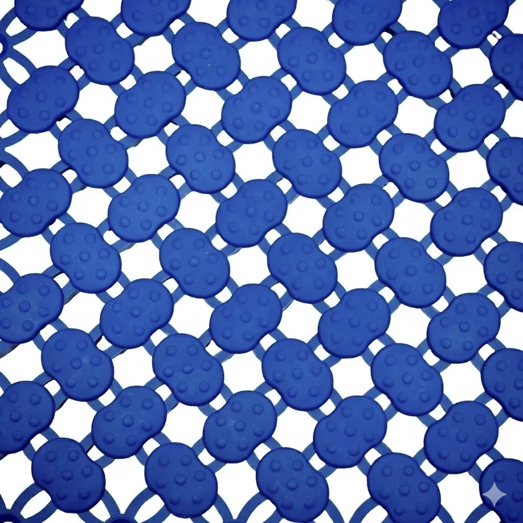 Modrá bazénová rohož FLOMA SP20 - délka 21,7 cm, šířka 21,7 cm, výška 0,8 cm