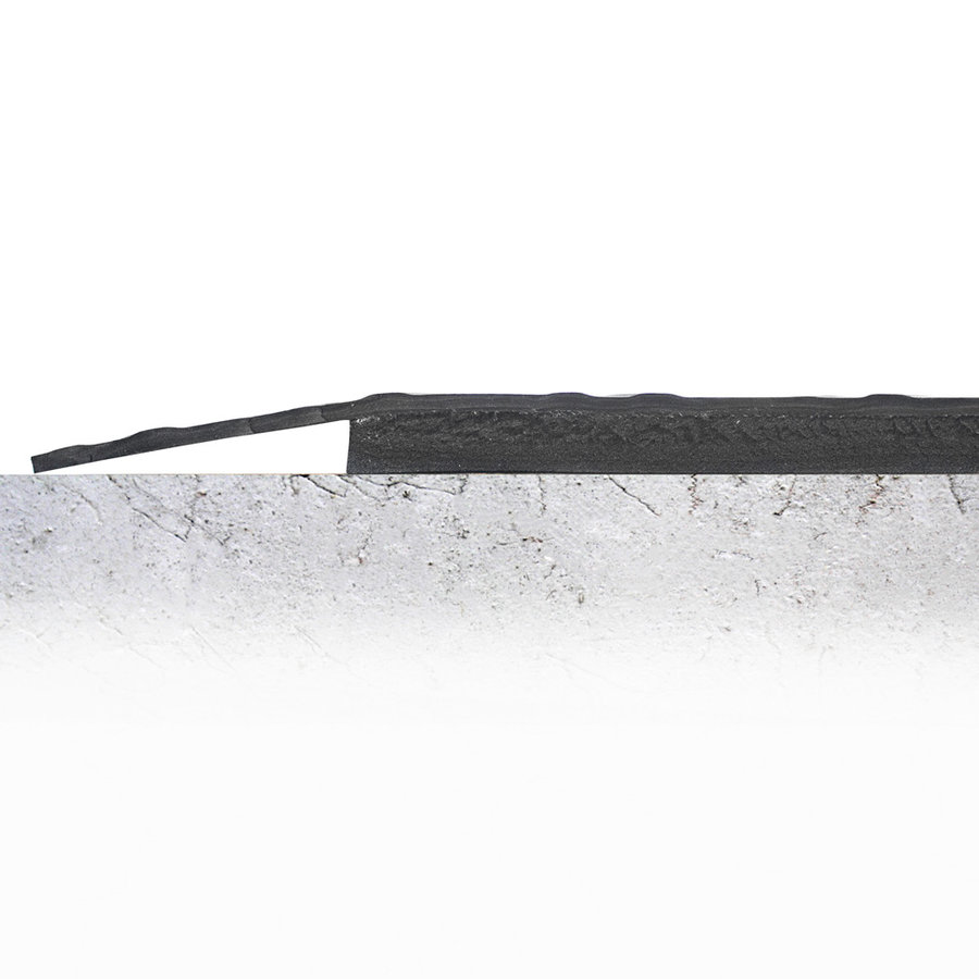 Čierna gumová protiúnavová olejovzdorná ESD antistatická rohož (rola) - dĺžka 10 m, šírka 120 cm a výška 1 cm