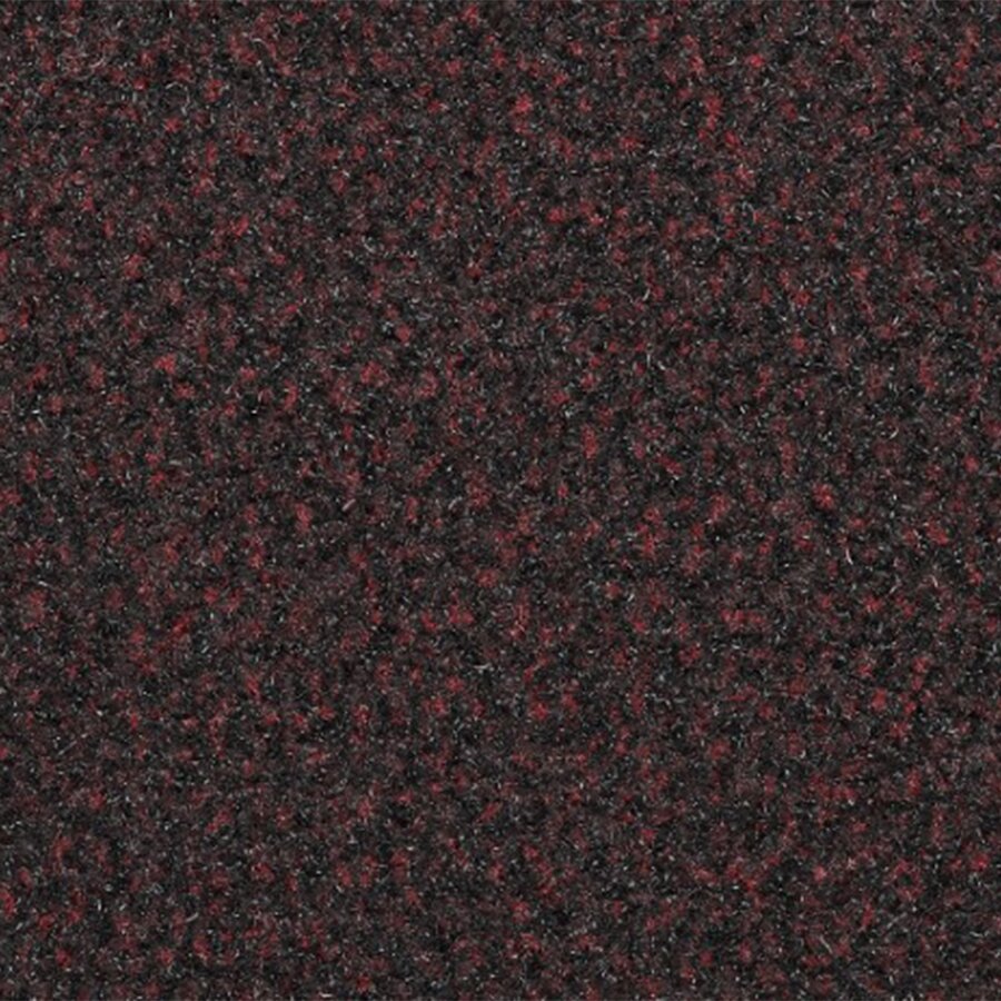 Černo-červená rohož (metráž) (lem - 2 strany) FLOMA Traffic (Bfl-S1) - délka 1 cm, šířka 200 cm, výška 0,8 cm