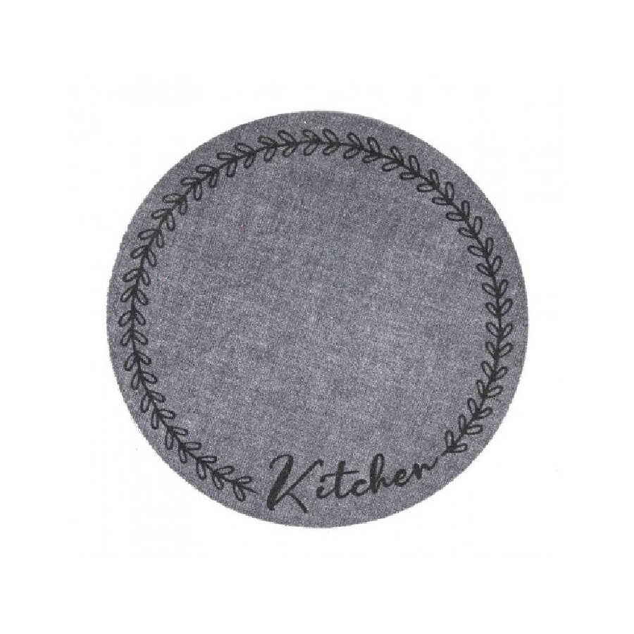 Kuchynský prateľný koberec FLOMA Kitchen - priemer 67 cm a výška 0,5 cm