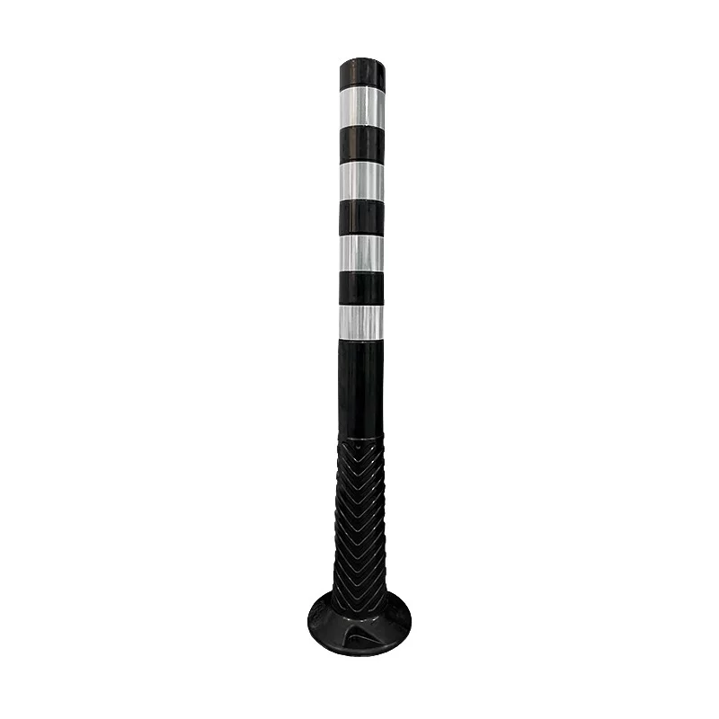 Parkende schutze Spalte aus Kunststoff - Höhe 100 cm - schwarze