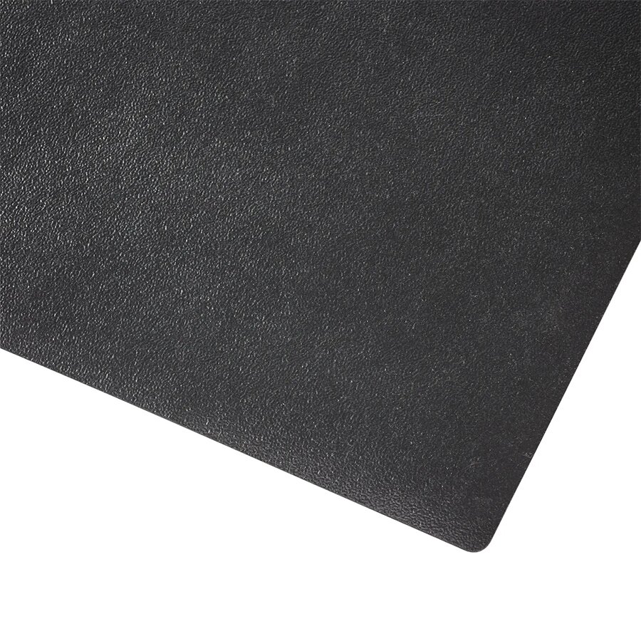 Čierna antistatická protišmyková priemyselná ESD rohož (metráž) - dĺžka 1 cm, šírka 91,4 cm, výška 0,38 cm