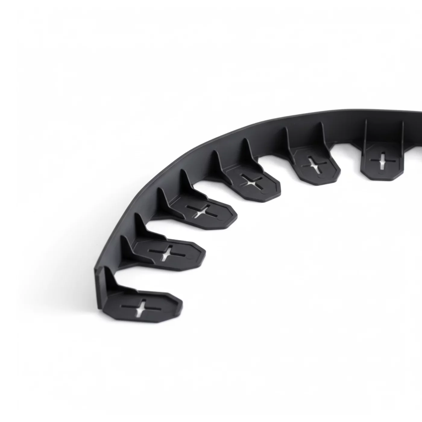 Beeteinfassung aus Kunststoff - Länge 480 cm, Breite 8,4 cm, Höhe 4,5 cm - Schwarz