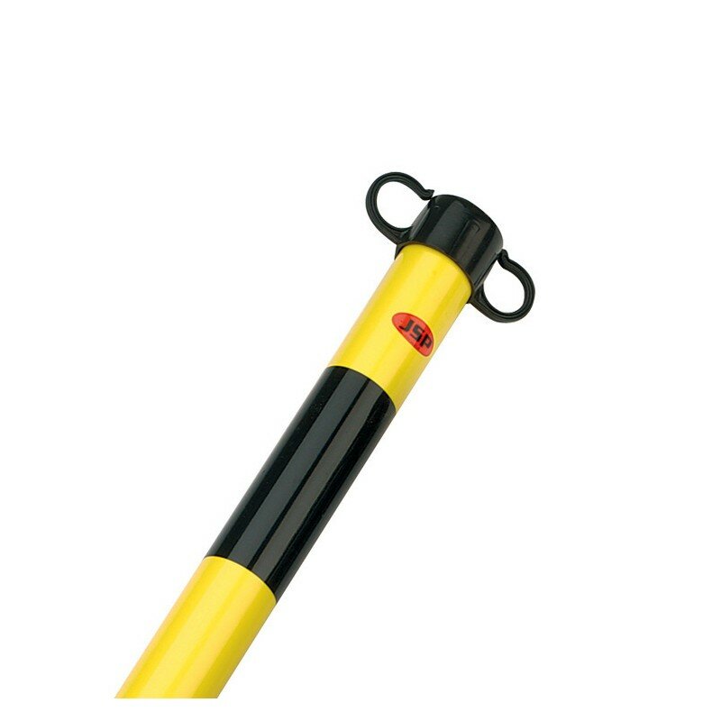 Čierno-žltý plastový vymedzovací stĺpik - výška 90 cm