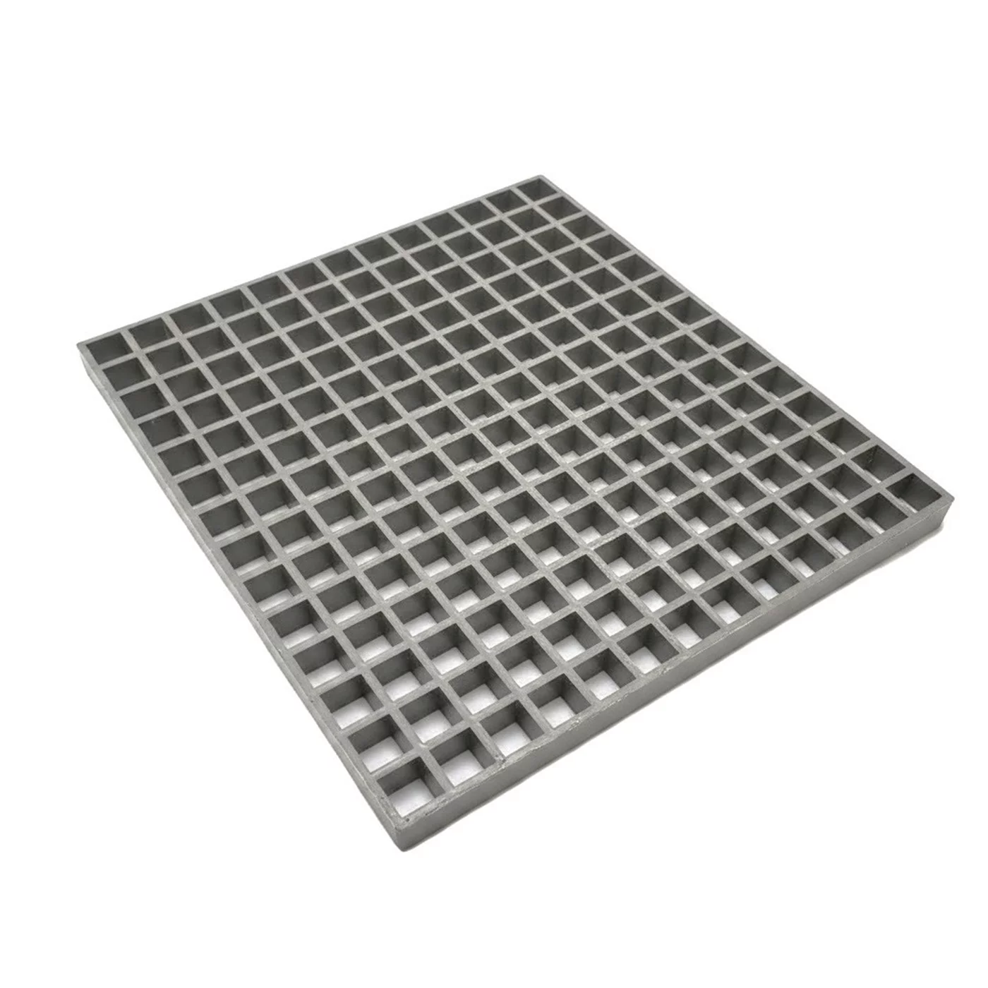 GFK-Gitterrost aus Verbundwerkstoff FLOMA - Länge 50,2 cm, Breite 50,2 cm, Höhe 3 cm