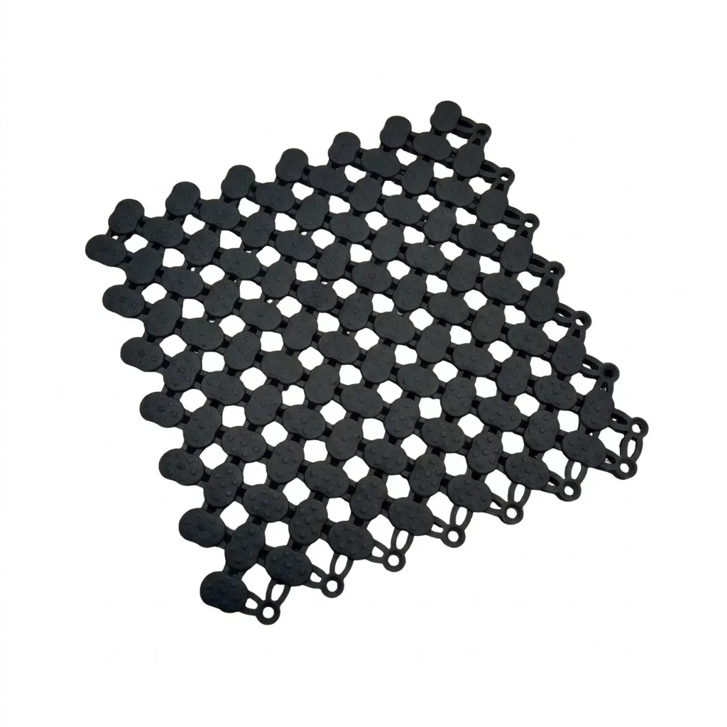 Černá bazénová rohož FLOMA SP20 - délka 21,7 cm, šířka 21,7 cm, výška 0,8 cm