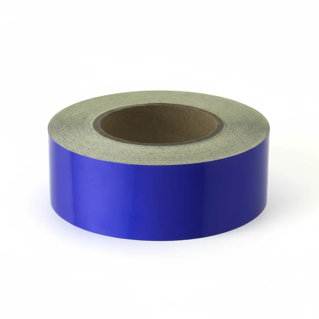 Selbstklebendes reflektierendes Warnband - Länge 45 m, Breite 5 cm - Blau