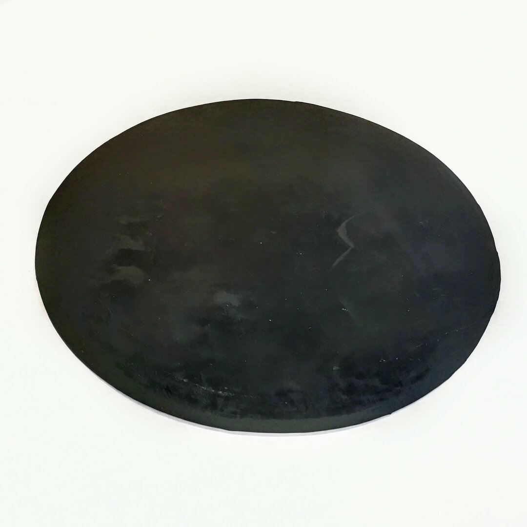 Gumová EPDM kruhová podložka pod betonový podstavec, dlažbu - průměr 36 cm, výška 3 mm