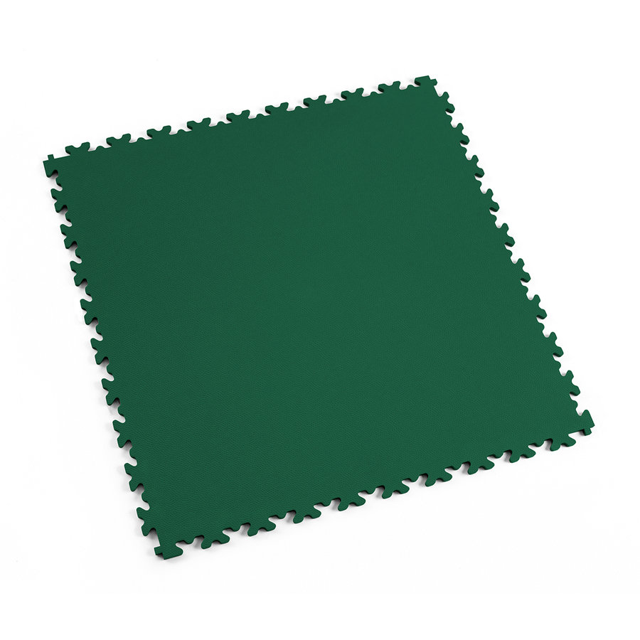 Zelená PVC vinylová záťažová dlažba Fortelock Industry - dĺžka 51 cm, šírka 51 cm a výška 0,7 cm