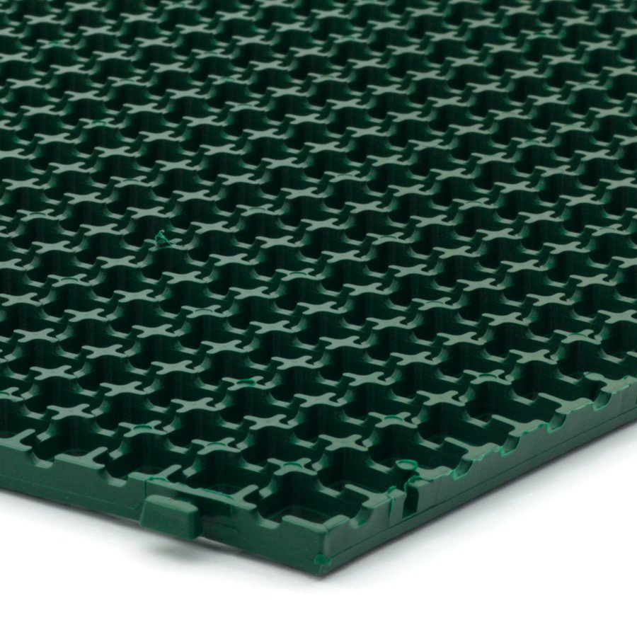 Zelená plastová terasová dlažba Linea Flextile - dĺžka 39 cm, šírka 39 cm a výška 0,8 cm