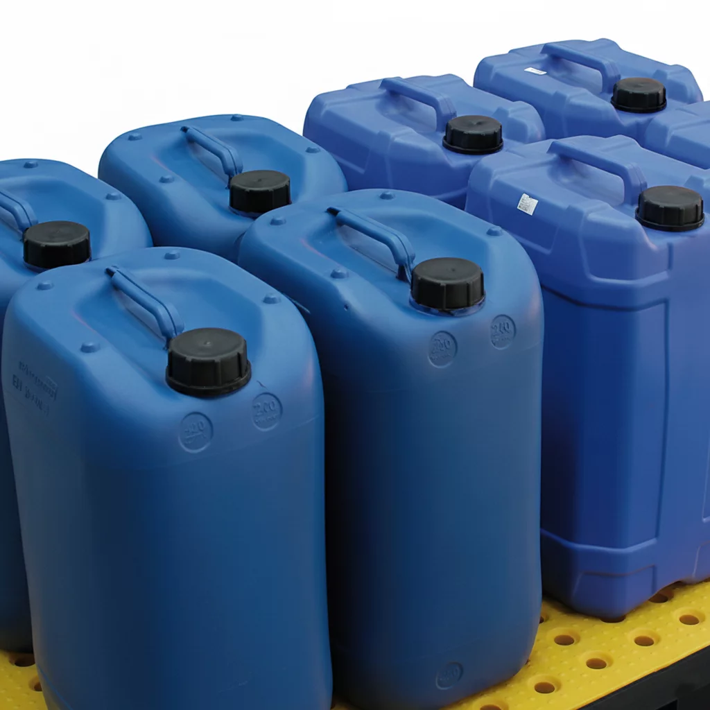 Auffangbecken aus Kunststoff mit Rostgitter - Volumen 100 l - Länge 120 cm, Breite 80 cm, Höhe 17,5 cm