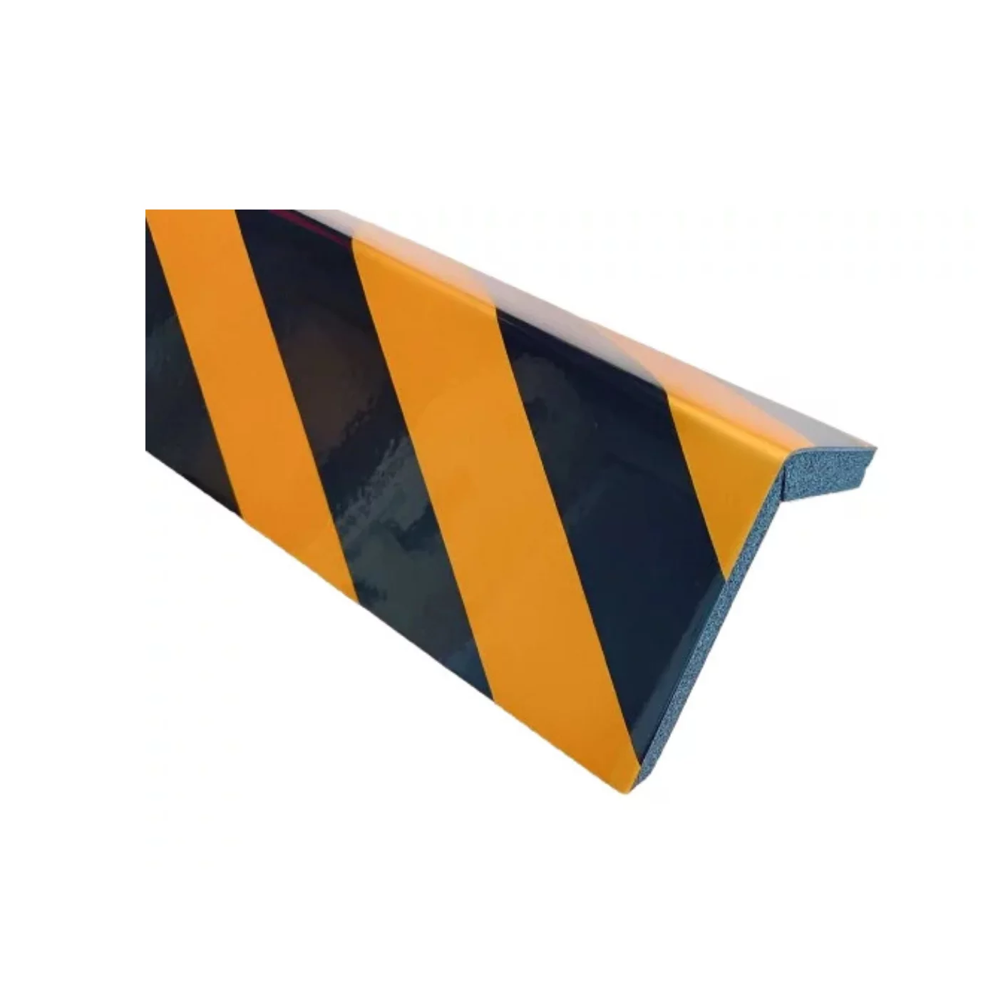 Wandeckenschutz aus Schaumstoff (Ecke) - Länge 44 cm, Breite 12,5 cm, Dicke 2 cm - gelb-schwarzer