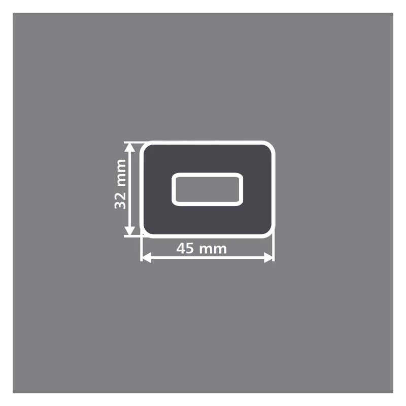 Gelb-schwarzer reflektierter Wandeckenschutz aus Schaumstoff typ AC - durchmesser 4,5 cm, Länge 100 cm