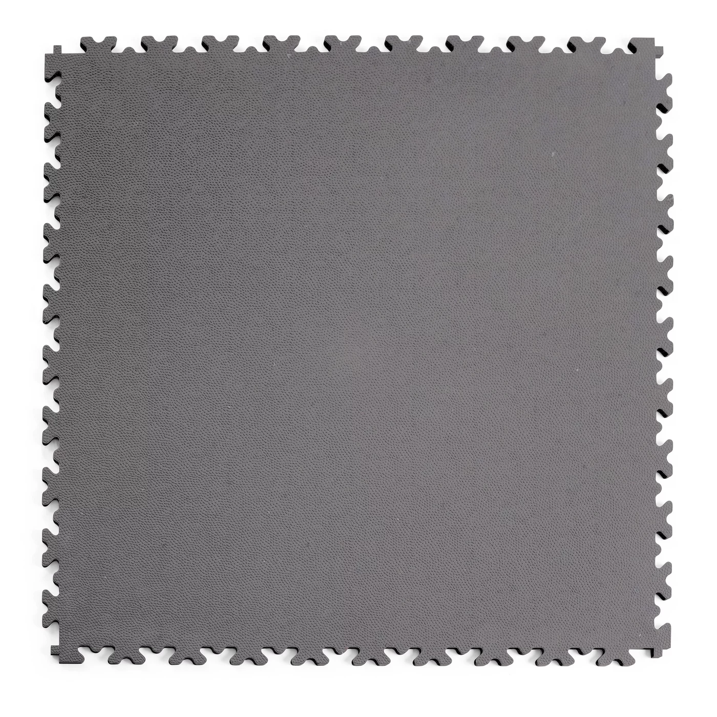 PVC-Fliese Fortelock Industry ECO Premium (Leder) - Länge 51 cm, Breite 51 cm, Höhe 0,7 cm - Grau