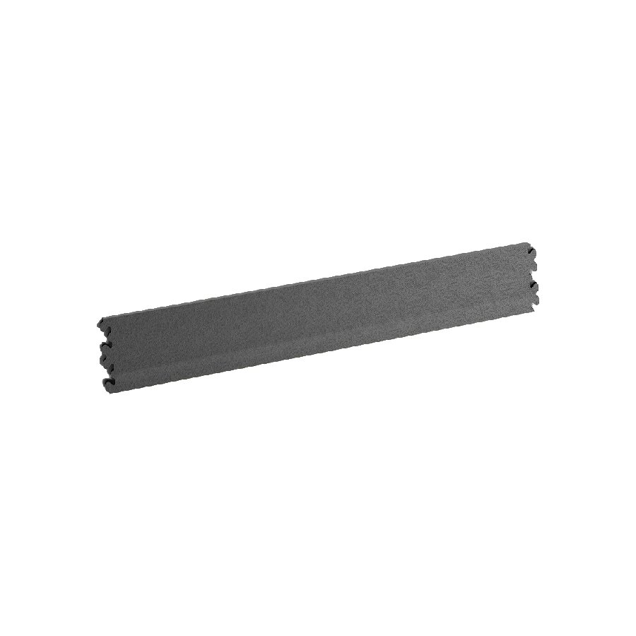 Grafitová PVC vinylová soklová podlahová lišta Fortelock Invisible (hadí kůže) - délka 46,8 cm, šířka 10 cm a tloušťka 0,67 cm