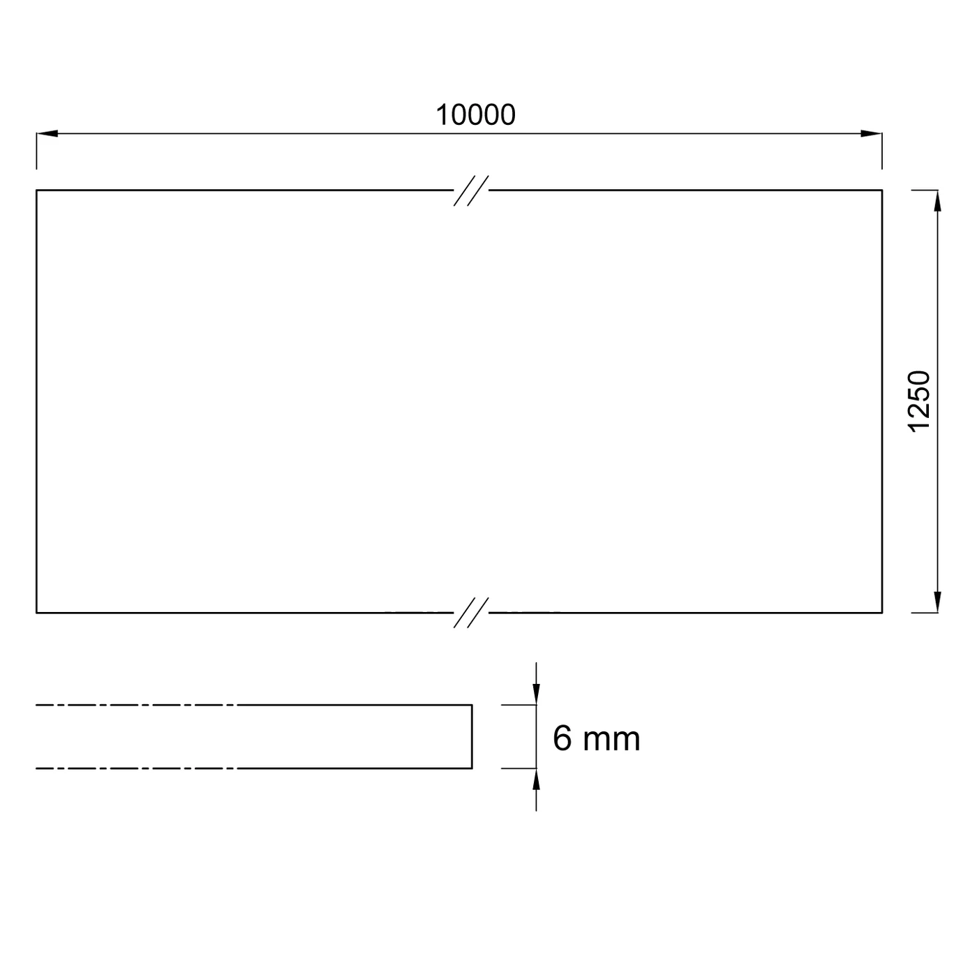 Schwarz-blaue Gummibodenplatte (Rolle) FLOMA FitFlo SM1050 - Länge 10 m, Breite 125 cm, Höhe 0,6 cm