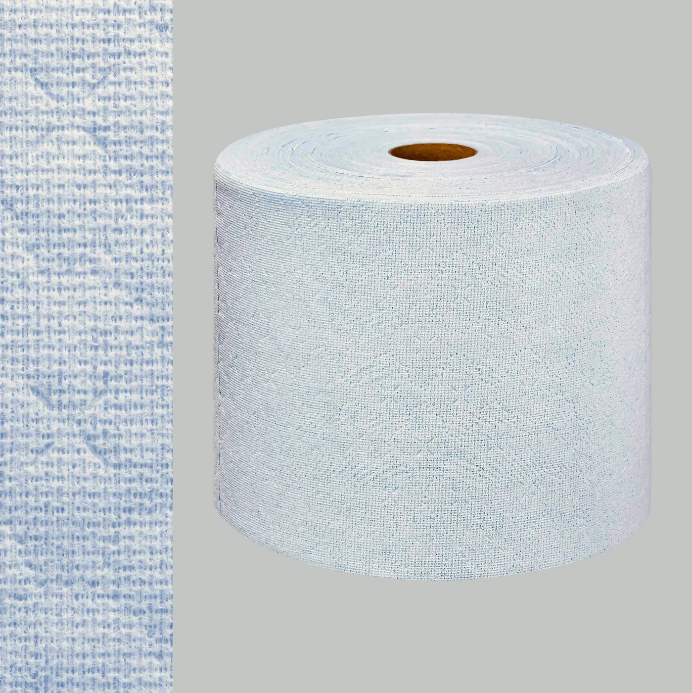 Modrá textilní rychlosavá průmyslová čisticí utěrka FLOMA DRN130 - délka 33,5 cm, šířka 21,5 cm - 150 útržků