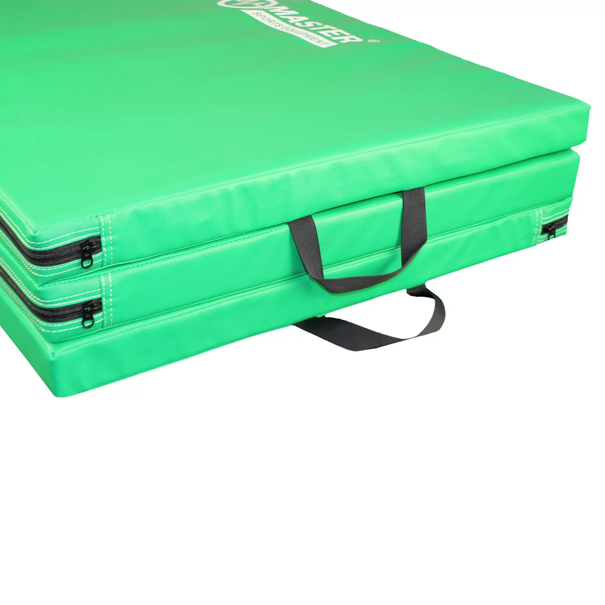 Zelená skládací žíněnka MASTER - délka 180 cm, šířka 90 cm, výška 5 cm