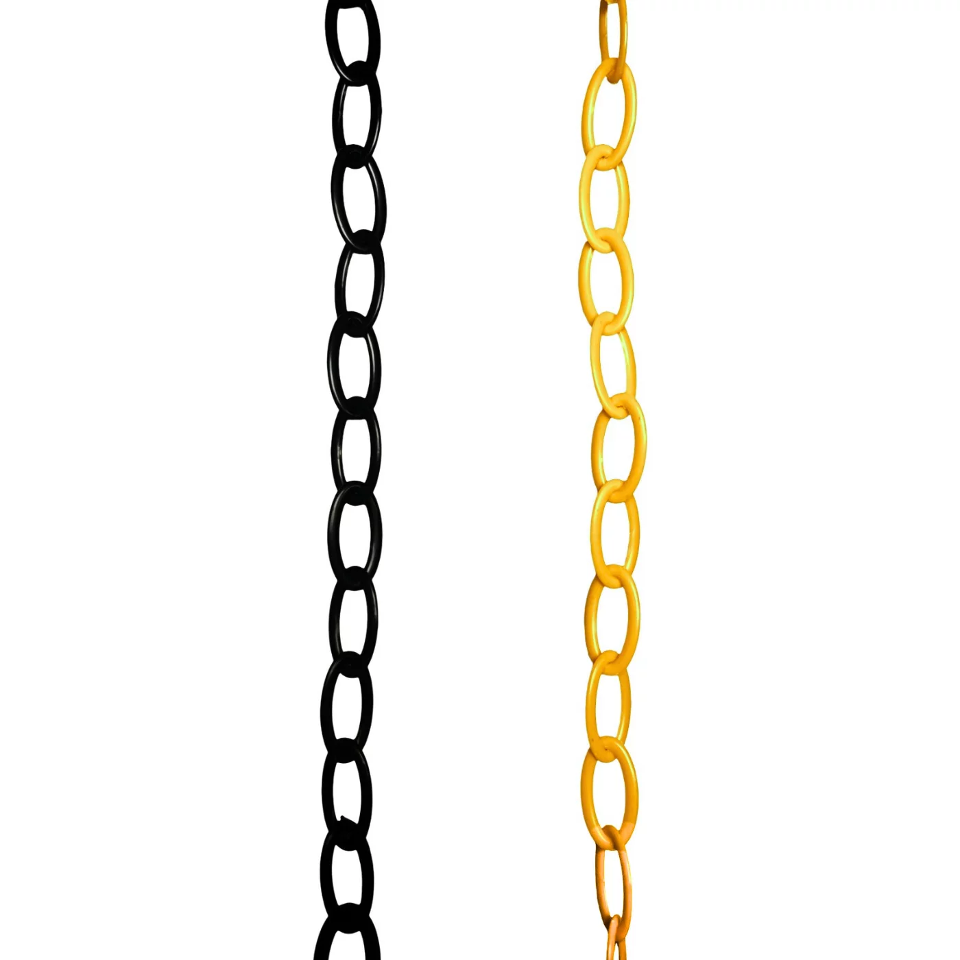 Absperrkette aus Kunststoff Und aus PP FLOMA TC87 - Länge 25 m, Breite 0,6 cm - Schwarz-Gelb