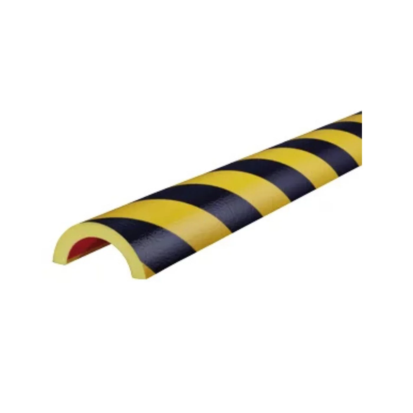 Černo-žlutá pěnová ochrana sloupů - průměr 5 cm, délka 100 cm, tloušťka 1 cm