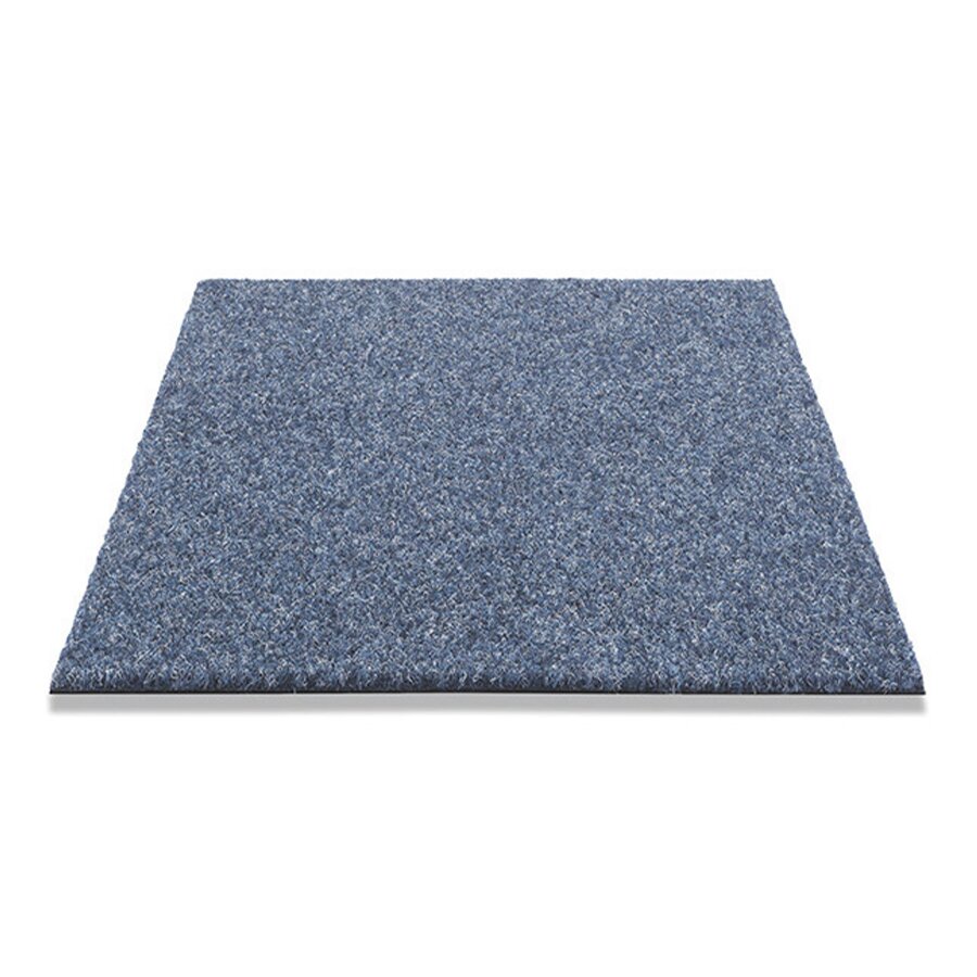 Modro-šedý zátěžový kobercový čtverec FLOMA Baltic - délka 50 cm, šířka 50 cm a výška 0,8 cm