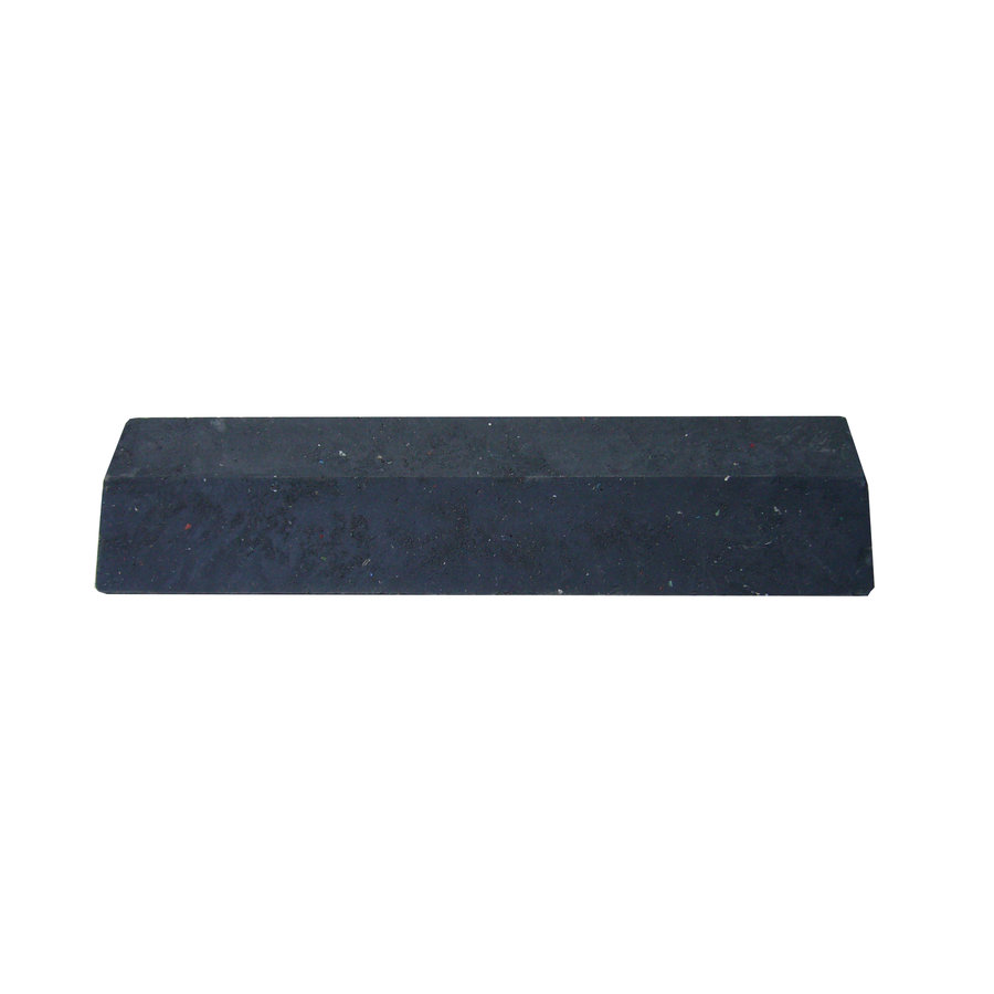 Černý plastový nájezd "nad" pro plastové podlahové desky - délka 40 cm, šířka 10 cm, výška 4,3 cm