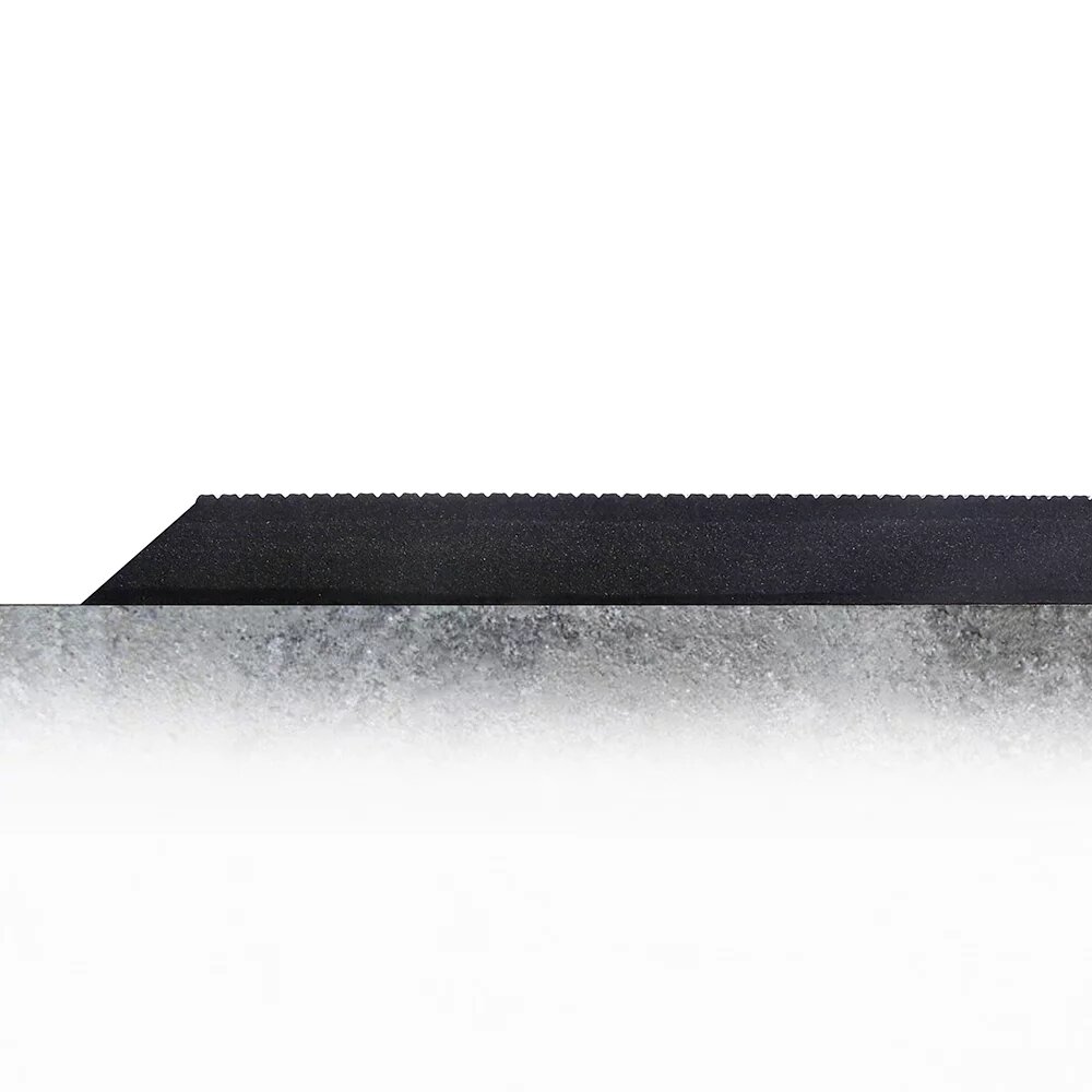 Čierna penová protiúnavová hygienická dierovaná olejovzdorná rohož (diamant) - dĺžka 90 cm, šírka 60 cm a výška 1,7 cm