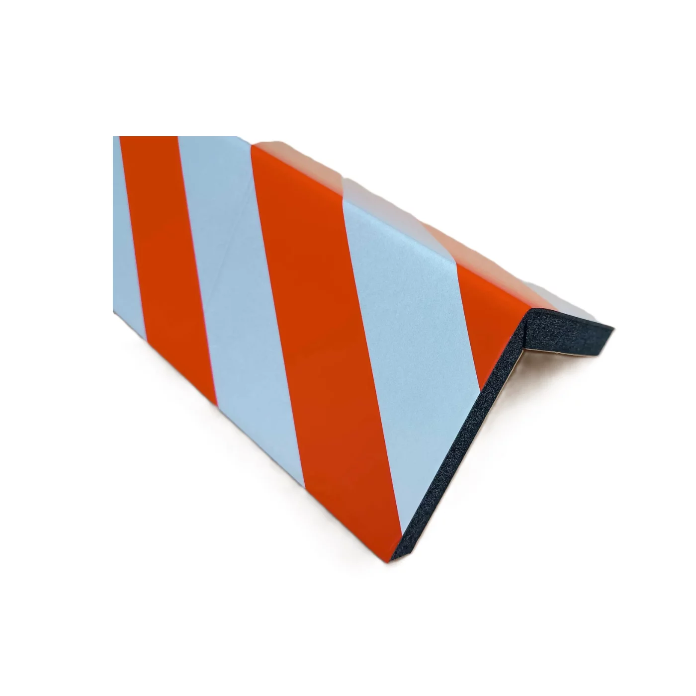 Wandeckenschutz aus Schaumstoff (Ecke) - Länge 44 cm, Breite 12,5 cm, Dicke 2 cm - rot-weißer