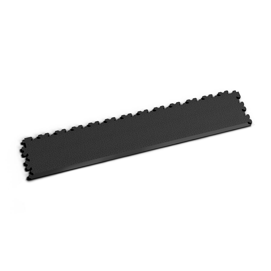 Černý PVC vinylový zátěžový nájezd Fortelock XL - délka 65,3 cm, šířka 14,5 cm a výška 0,4 cm