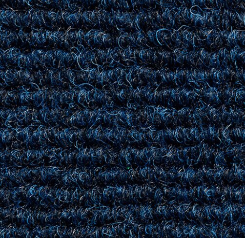 Modrá vstupná rohož (metráž) FLOMA Mega Rib - dĺžka 1 cm, šírka 200 cm, výška 1,3 cm
