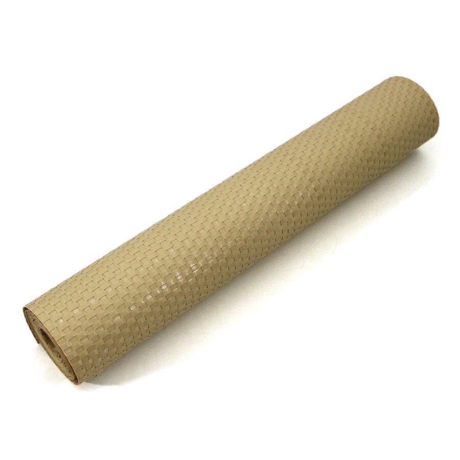 Béžová plastová ratanová tieniaca rohož "umelý ratan" s okami (role) - dĺžka 500 cm a výška 75 cm
