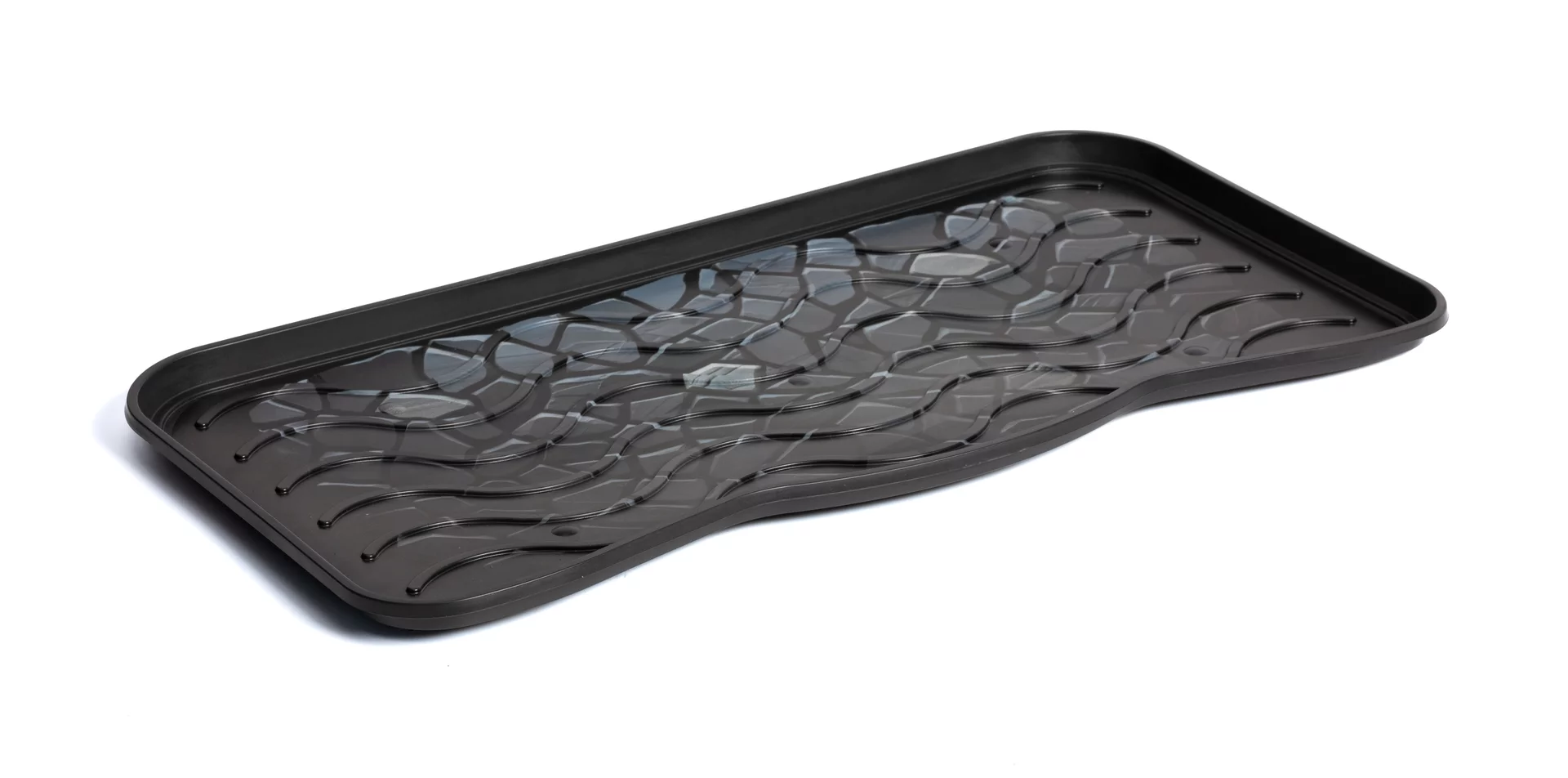 Schuhabtropfer aus Kunststoff für Schuhe FLOMA Stone Mosaic - Länge 38 cm, Breite 75 cm, Höhe 2,1 cm