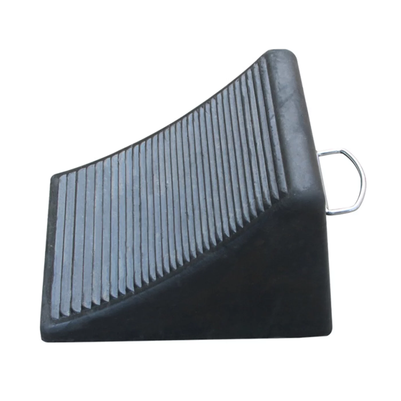 Radkeil aus Gummi unter die Räder FLOMA - Länge 24 cm, Breite 20 cm, Höhe 15 cm - Schwarz