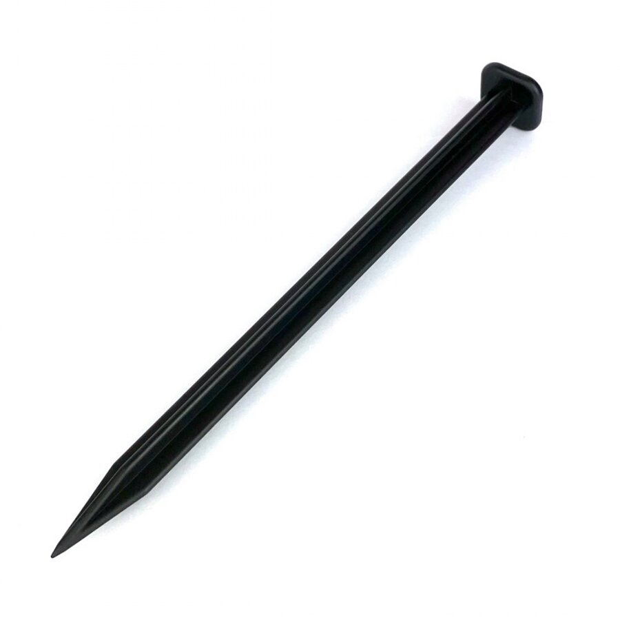 Čierny plastový kotviaci klinec SMART - dĺžka 18,5 cm - 50 ks