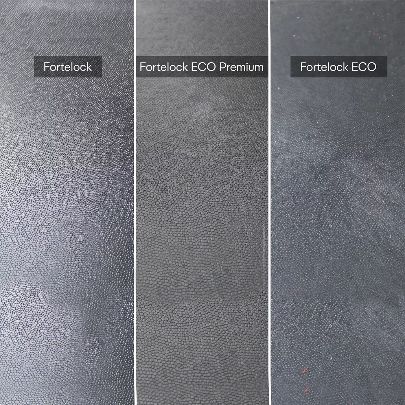 Dlaždice Fortelock Eco - vizuální srovnání kvalit